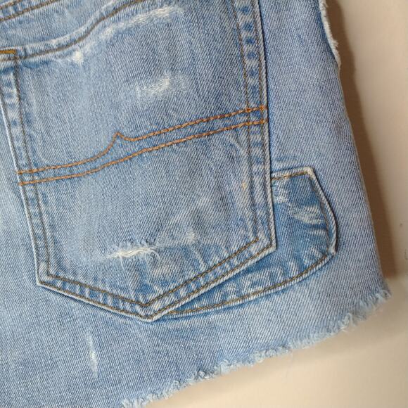 Ralph Lauren Denim & Supply Vintage Distressed Cut-Off Shorts - Picture 9 of 11